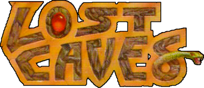 Lost Caves logo for ZX Spectrum